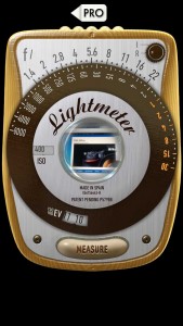 myLightMeter PRO Classic Mode IPhone Light Meter App