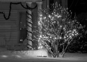 Starburst Effect on Christmas Lights