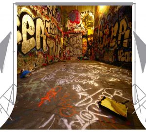 Ouyida Graffiti Space Photography Background